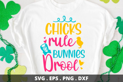 Chicks rule bunnies drool