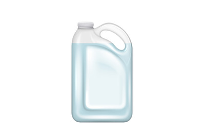 Car Window Washer Fluid Blank Canister Vector