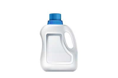 detergent bottle plastic product vector