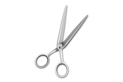 Scissors Hairdresser Tool For Make Haircut Vector