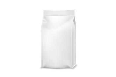 Pet Food Product Blank Paper Bag Package Vector