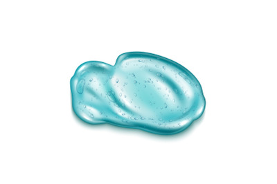 shaving cream blue gel vector