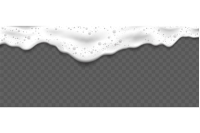 foam background soap shampoo vector