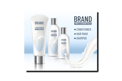 Professional Cosmetics Promotional Banner Vector