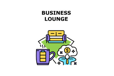 Business lounge icon vector illustration