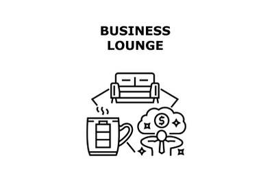 Business lounge icon vector illustration