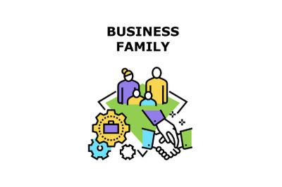 Business family icon vector illustration