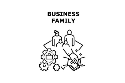 Business family icon vector illustration