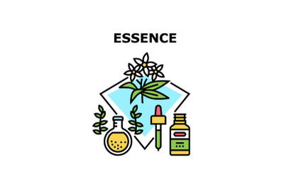 Essence Cosmetic Vector Concept Color Illustration