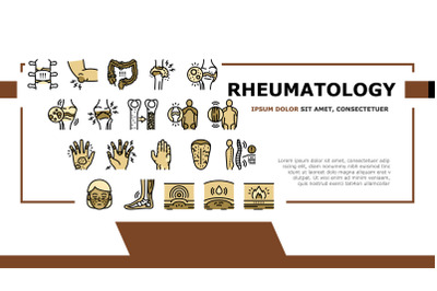 Rheumatology Disease Problem Landing Header Vector