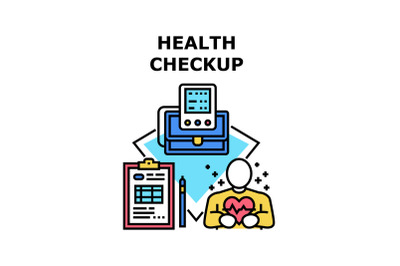 Health checkup icon vector illustration