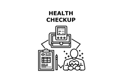 Health checkup icon vector illustration