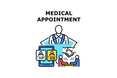 Medical appointment icon vector illustration