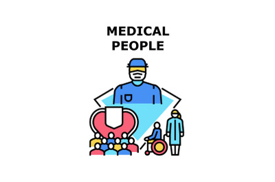 Medical people icon vector illustration