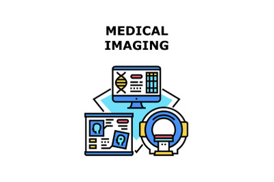 Medical imaging icon vector illustration