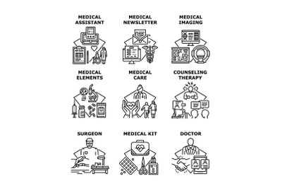 Medical service concept icon vector illustration