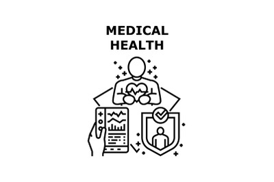 Medical health icon vector illustration