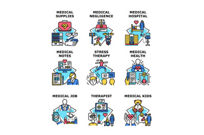 Medical service concept icon vector illustration