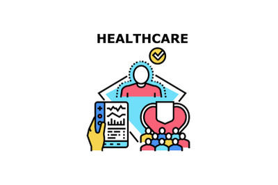 Healthcare icon vector illustration