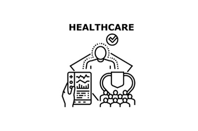 Healthcare icon vector illustration