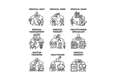 Medical service concept icon vector illustration