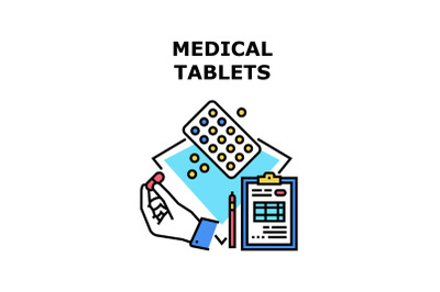 Medical tablets icon vector illustration