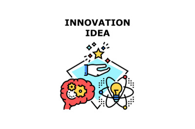 Innovation idea icon vector illustration