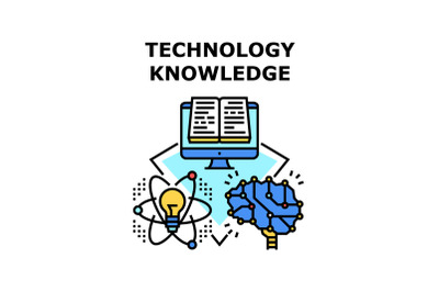 Technology knowledge icon vector illustration
