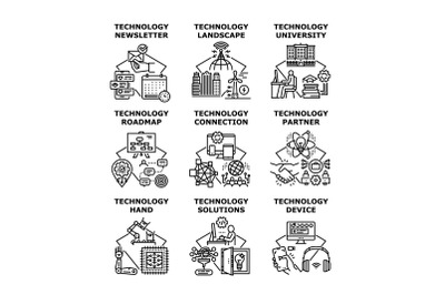 Technology icon vector illustration