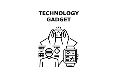 Technology gadget icon vector illustration