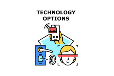 Technology options icon vector illustration