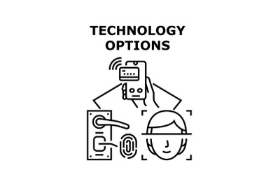 Technology options icon vector illustration