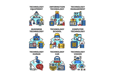 Technology business concept icon vector illustration