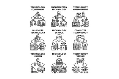 Technology business concept icon vector illustration