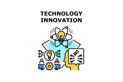 Technology innovation icon vector illustration