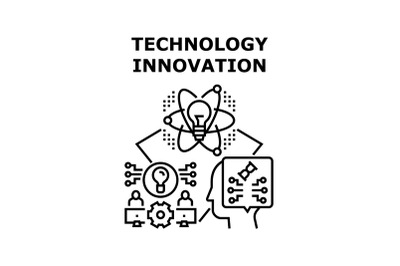 Technology innovation icon vector illustration