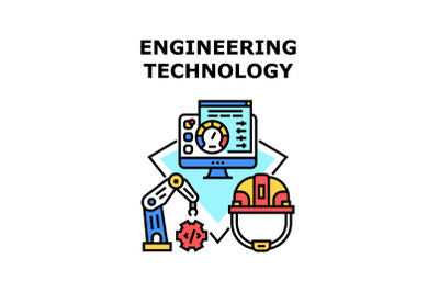 Engineering Technology icon vector illustration