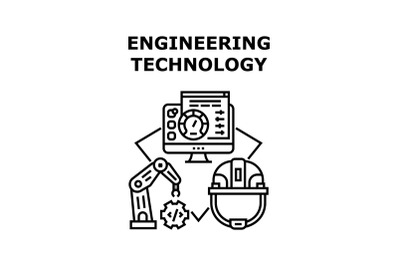 Engineering Technology icon vector illustration