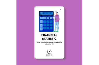 Financial Statistic Research Accountant Vector