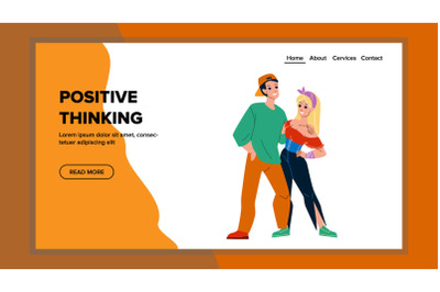 Positive thinking vector