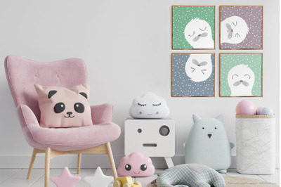 Cute Seal  Wall Art | Printable Nursery poster | Kids bedroom decor
