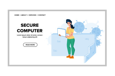 Secure computer vector