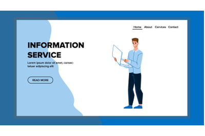 Information service vector