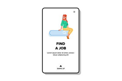 Find a job vector