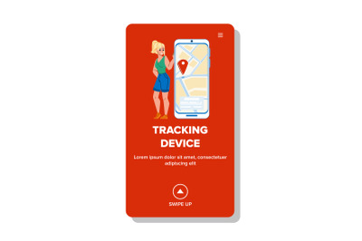 Tracking device vector