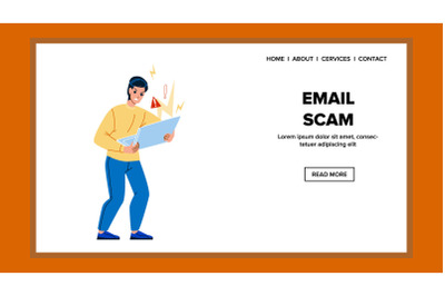 Email scam vector