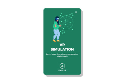 Vr simulation vector