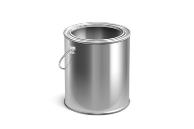 Paint Empty Bucket Package With Handle Vector