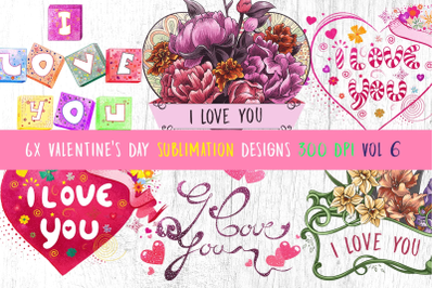Valentines Day Sublimation Bundle Vol 6