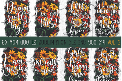 Mom Quotes Sublimation Pack 3